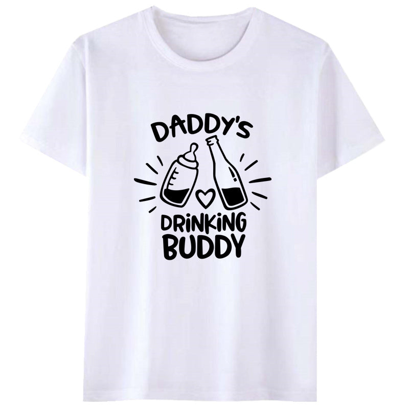 Cute And Funny Father And Son T Shirt Parent Child Top Short Sleeve