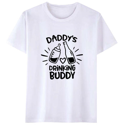 Cute And Funny Father And Son T Shirt Parent Child Top Short Sleeve