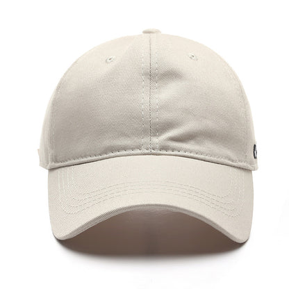 Soft top cap with side letter embroidery