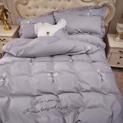 Princess wind bed sheet bed cover