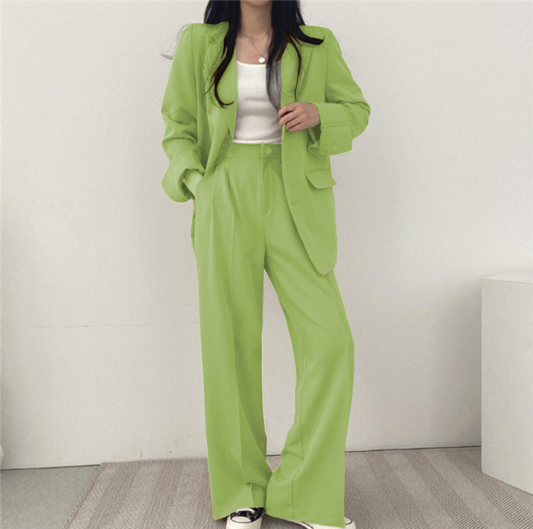 Korean Style Casual Suit Set Women