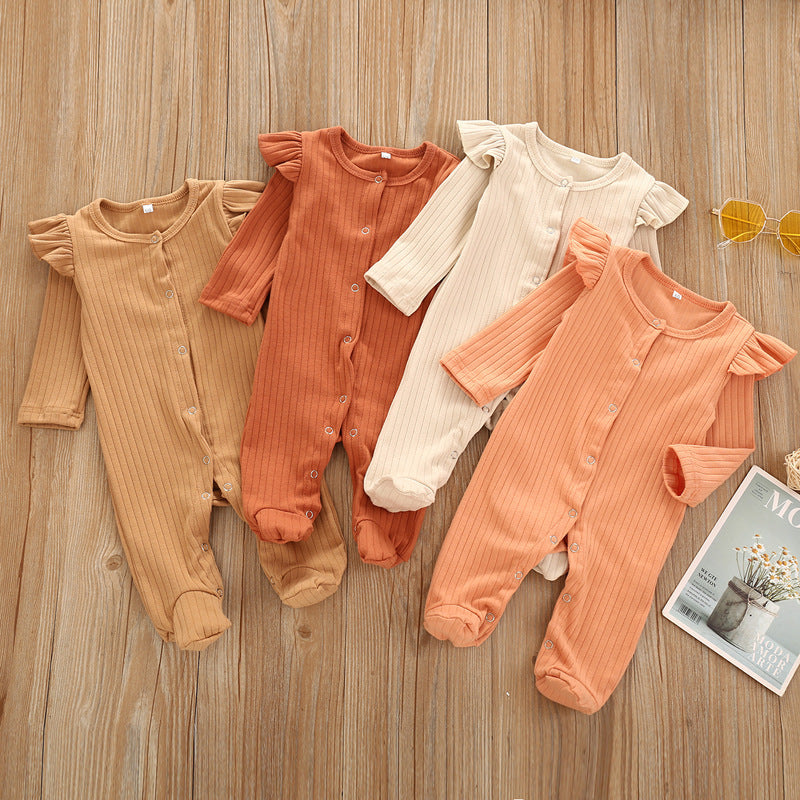 Baby Jumpsuits, Baby Autumn And Winter Clothes, Long Sleeves