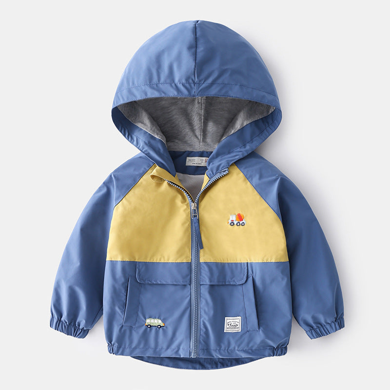 Korean Cartoon Hooded Trendy Kid