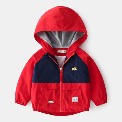 Korean Cartoon Hooded Trendy Kid