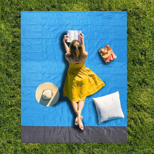 Portable Waterproof Picnic Mat Beach Mat Pocket Blanket