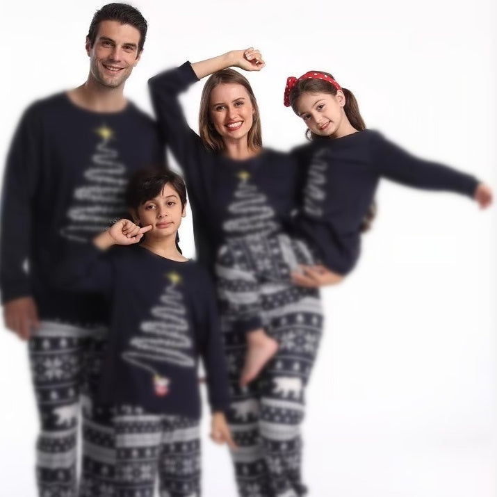 Christmas Parent-child Wear Printed Pajamas Homewear