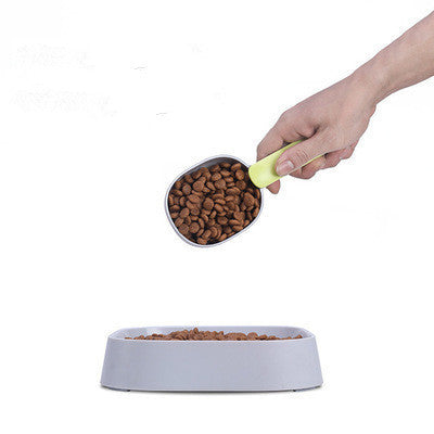 Pet food spoon