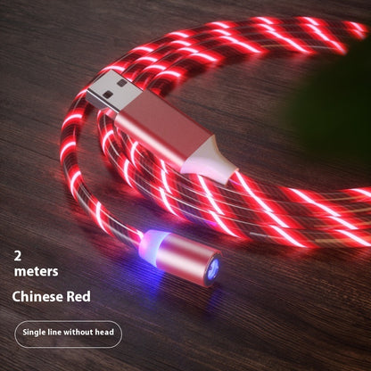 Magnetic Charging Cable Streamer Fast Charging Cable Lighting Micro USB Cable LED Magnet Charger Type-C Cable