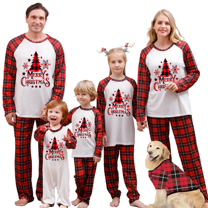 Christmas Parent-child Pajamas Suit Printed Homewear