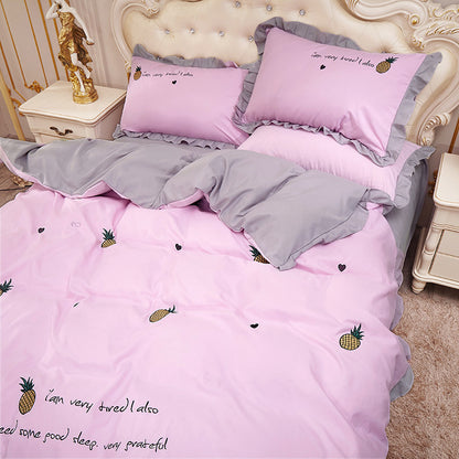 Princess wind bed sheet bed cover