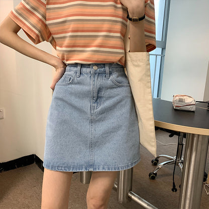 Denim Skirt Women's Summer New