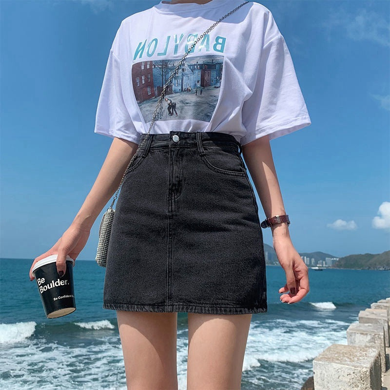 Denim Skirt Women's Summer New