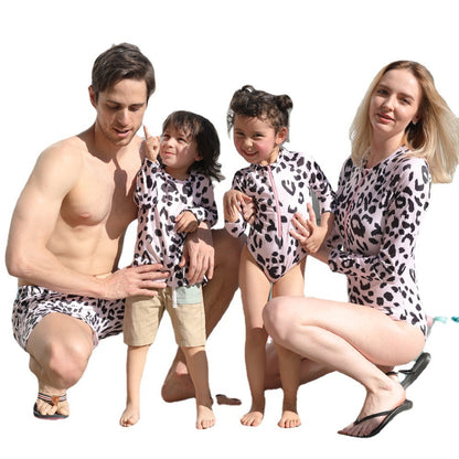 Nylon Printed Family Parent-child Clothes