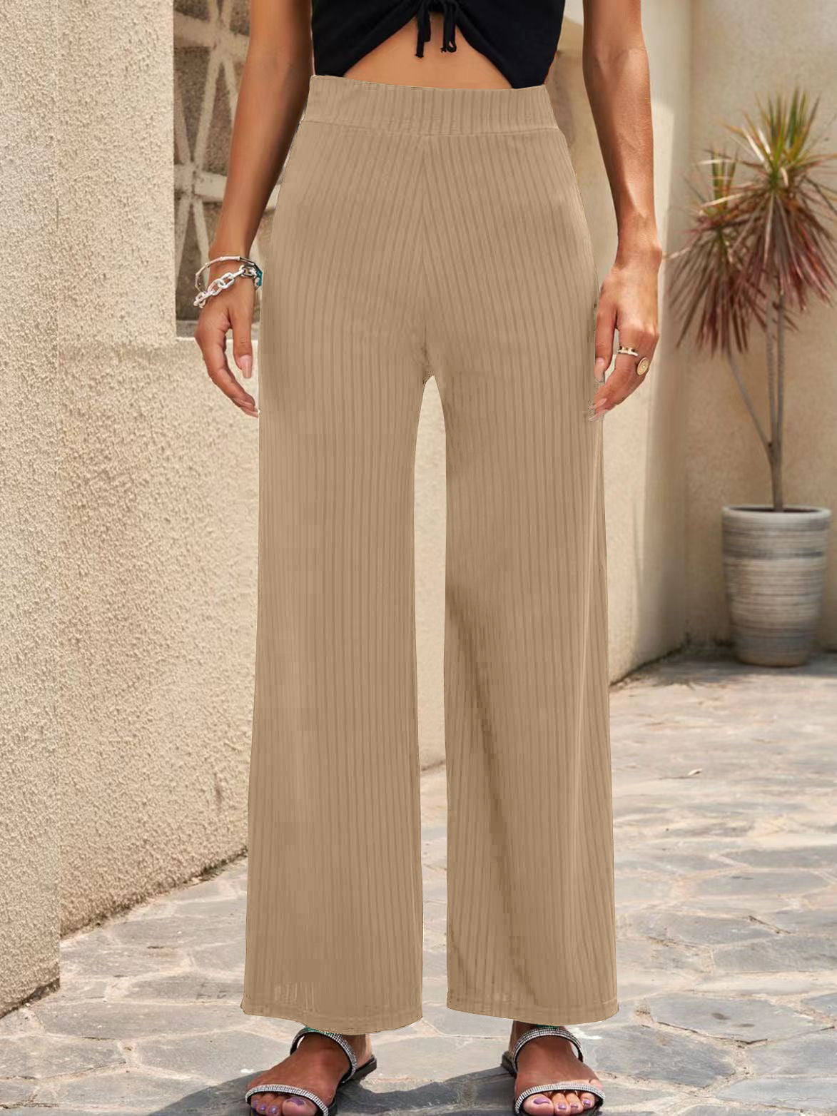 Breathable Stretch Outdoor Wide-leg Pants