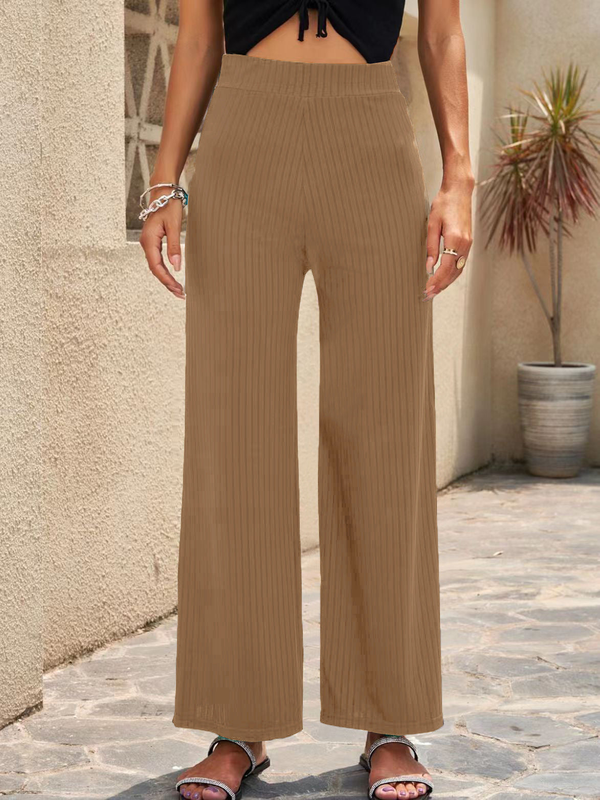 Breathable Stretch Outdoor Wide-leg Pants