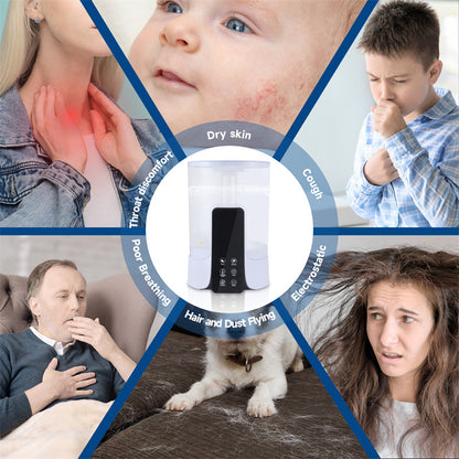 6L Large-capacity Humidifier Intelligent Timed Heating Spray UV Sterilization Intelligent Remote Control