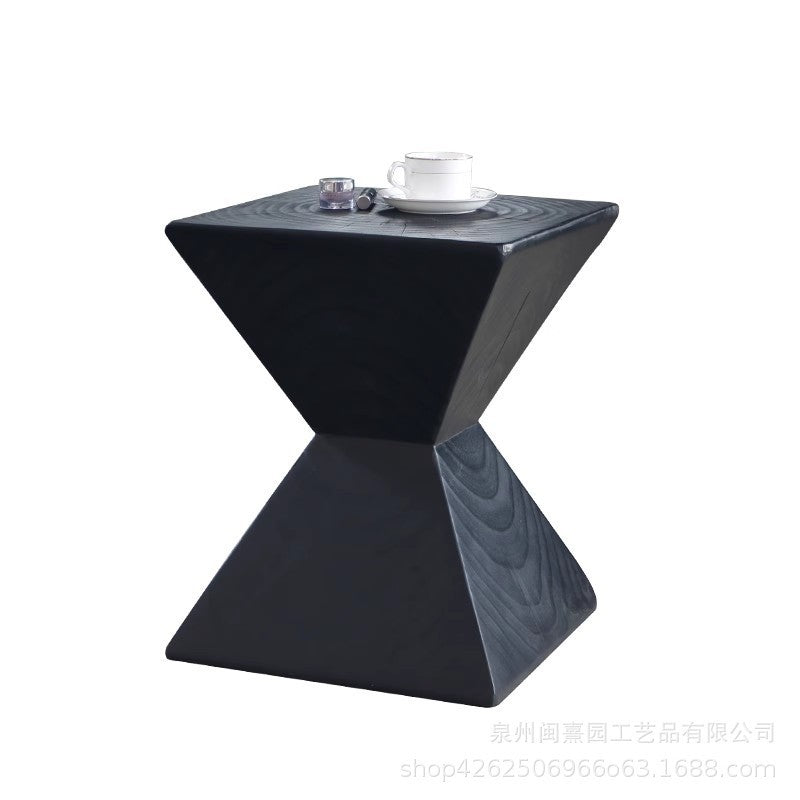 Ji Ji Feng Log Sofa And Tea Table Creative Living Room Side Table Hotel Homestay Furniture