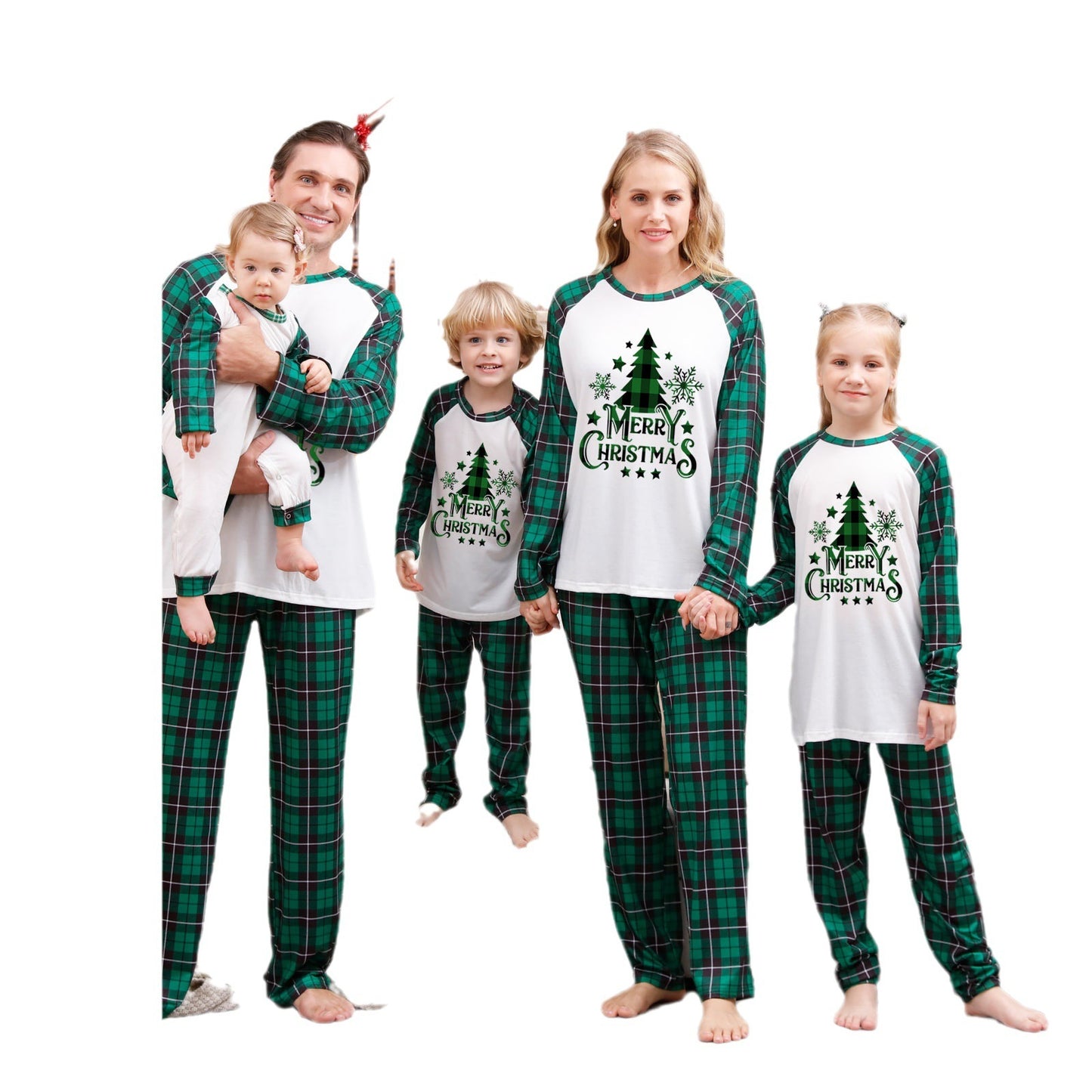 Christmas Parent-child Pajamas Suit Printed Homewear