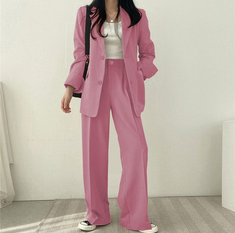 Korean Style Casual Suit Set Women