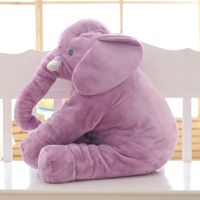 Soft Comfort Elephant Plush Toy  Accompany Sleeping Baby Sleep Child Pillow Leather Shell