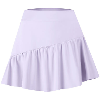 Pleated Fitness Yoga Skirts Sports Tennis Skirt